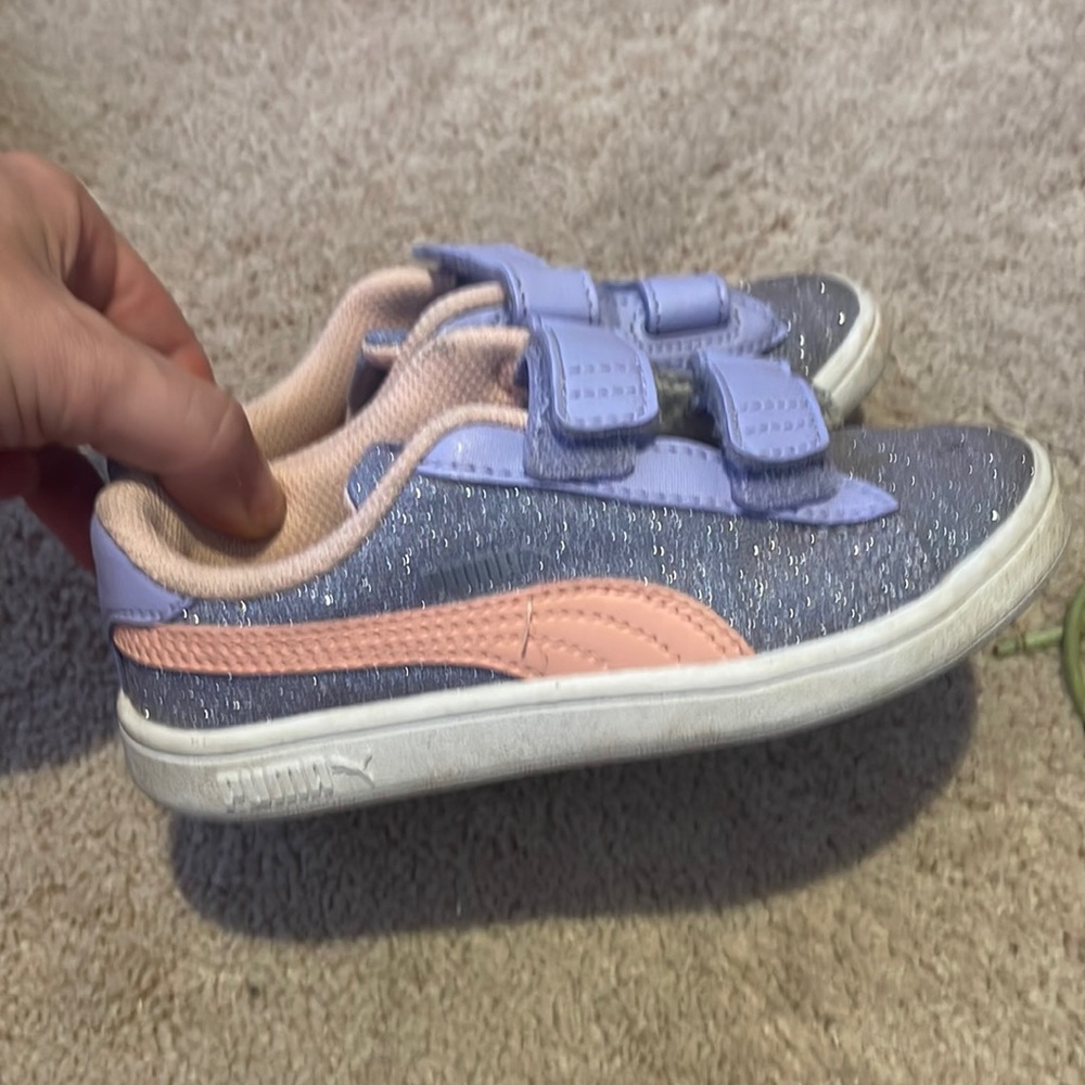 Girls Puma sneakers size 10